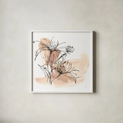 Cave Mum II by Chris Paschke. Shown in a crisp white glass frame for a clean and minimalist style. Available as an archival giclee rolled canvas, fine art paper, or poster print. SKU 85762a.