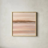 Cave Neutrals I by Chris Paschke. Shown in a natural wood glass frame for a timeless modern aesthetic. Available as an archival giclee rolled canvas, fine art paper, or poster print. SKU 85775a.