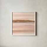 Cave Neutrals I by Chris Paschke. Shown in a crisp white glass frame for a clean and minimalist style. Available as an archival giclee rolled canvas, fine art paper, or poster print. SKU 85775a.