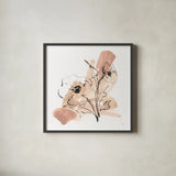 Cave Poppies I by Chris Paschke. Shown in a sleek black glass frame for a contemporary gallery look. Available as an archival giclee rolled canvas, fine art paper, or poster print. SKU 85763a.