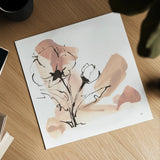 Cave Poppies II by Chris Paschke. Shown as a detailed flat fine art print, highlighting archival giclee quality. Available as an archival giclee rolled canvas, fine art paper, or poster print. SKU 85764a.