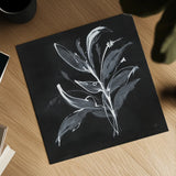 Chalkboard Branch I by Chris Paschke. Shown as a detailed flat fine art print, highlighting archival giclee quality. Available as an archival giclee rolled canvas, fine art paper, or poster print. SKU 73071a.