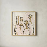 Champagne is Grand I by Chris Paschke. Shown in a natural wood glass frame for a timeless modern aesthetic. Available as an archival giclee rolled canvas, fine art paper, or poster print. SKU 49448a.