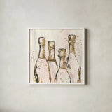 Champagne is Grand I by Chris Paschke. Shown in a crisp white glass frame for a clean and minimalist style. Available as an archival giclee rolled canvas, fine art paper, or poster print. SKU 49448a.