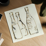Champagne is Grand IV by Chris Paschke. Shown as a detailed flat fine art print, highlighting archival giclee quality. Available as an archival giclee rolled canvas, fine art paper, or poster print. SKU 49451a.