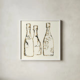 Champagne is Grand IV by Chris Paschke. Shown in a crisp white glass frame for a clean and minimalist style. Available as an archival giclee rolled canvas, fine art paper, or poster print. SKU 49451a.