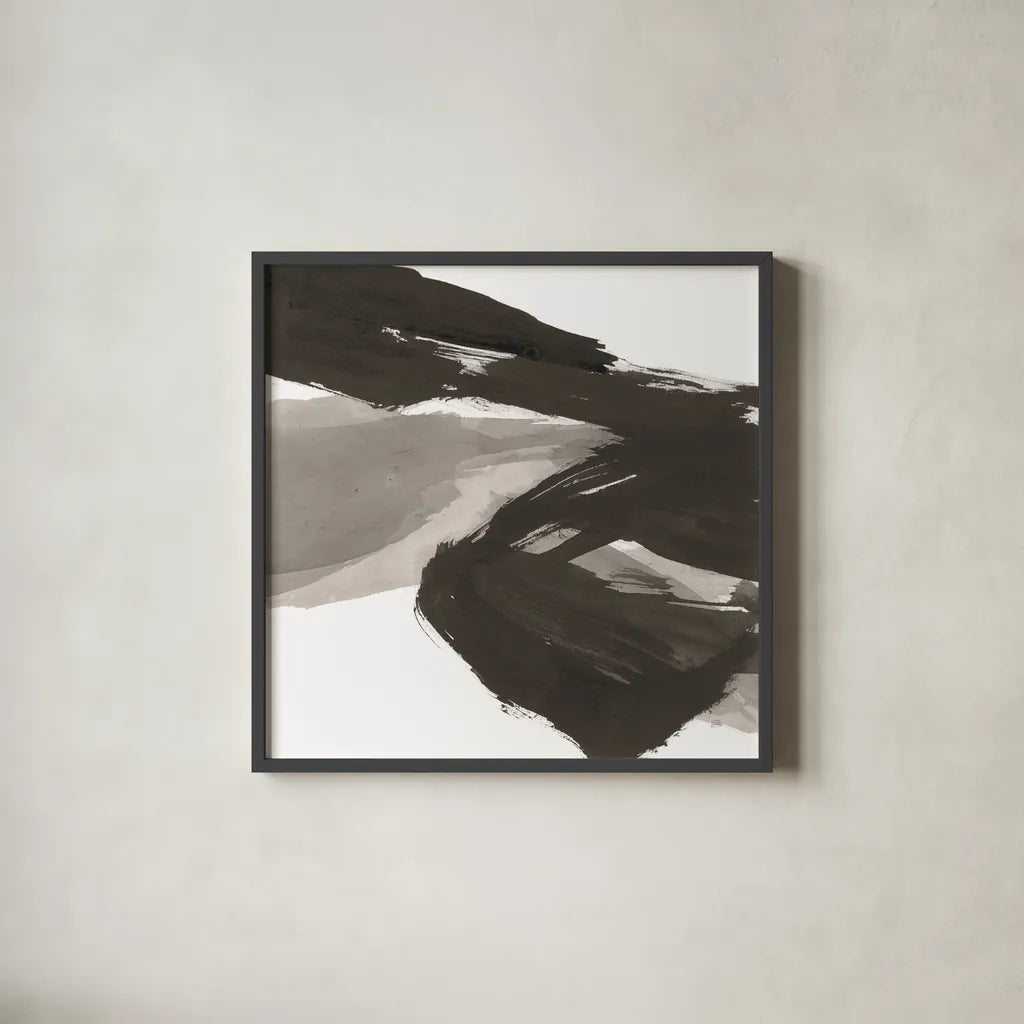 Chaos I by Chris Paschke. Shown in a sleek black glass frame for a contemporary gallery look. Available as an archival giclee rolled canvas, fine art paper, or poster print. SKU 71865a.