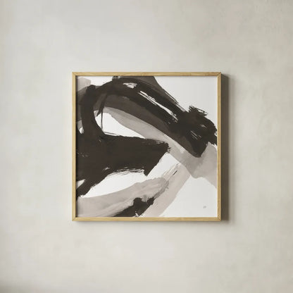 Chaos II by Chris Paschke. Shown in a natural wood glass frame for a timeless modern aesthetic. Available as an archival giclee rolled canvas, fine art paper, or poster print. SKU 71866a.