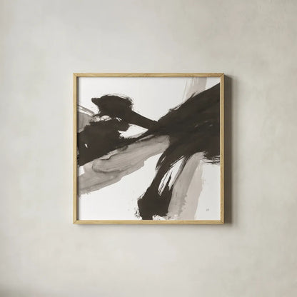 Chaos III by Chris Paschke. Shown in a natural wood glass frame for a timeless modern aesthetic. Available as an archival giclee rolled canvas, fine art paper, or poster print. SKU 71867a.