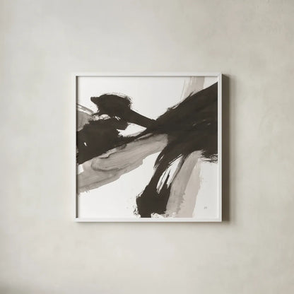 Chaos III by Chris Paschke. Shown in a crisp white glass frame for a clean and minimalist style. Available as an archival giclee rolled canvas, fine art paper, or poster print. SKU 71867a.