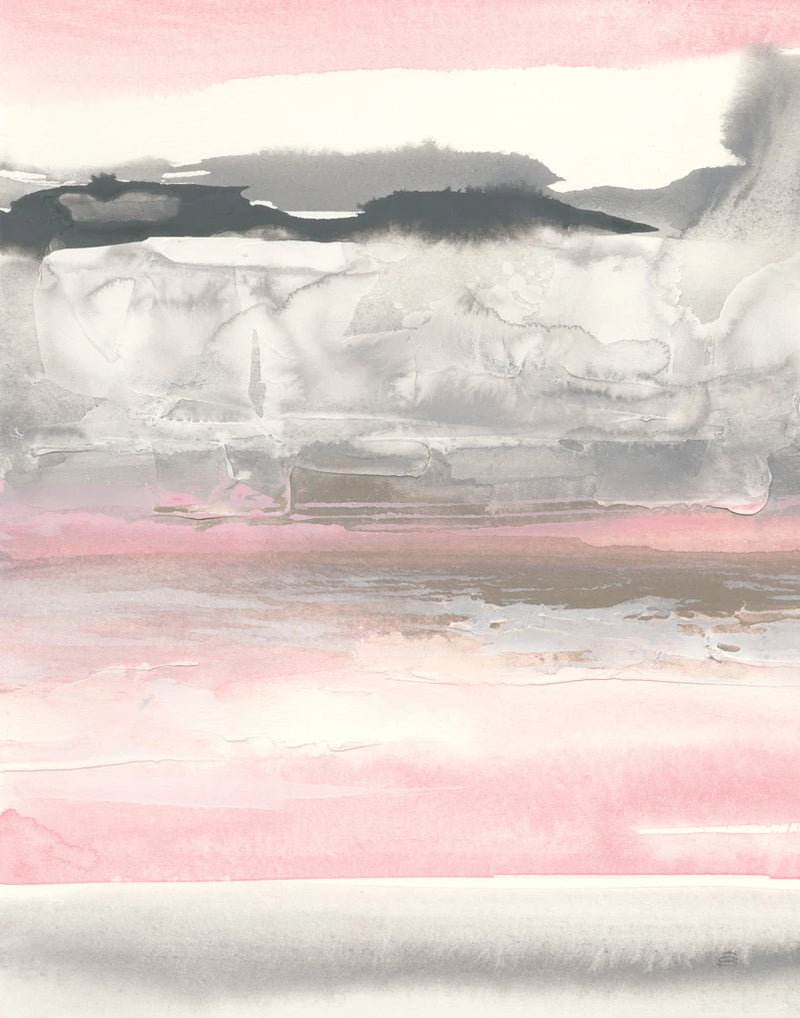 Charcoal and Blush I Crop by Chris Paschke