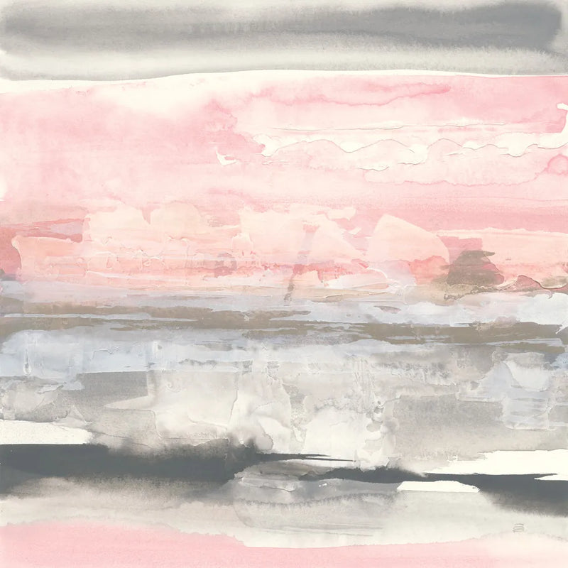 Charcoal and Blush II by Chris Paschke. SKU 49058a. Archival Giclee Fine art print for wall decor.