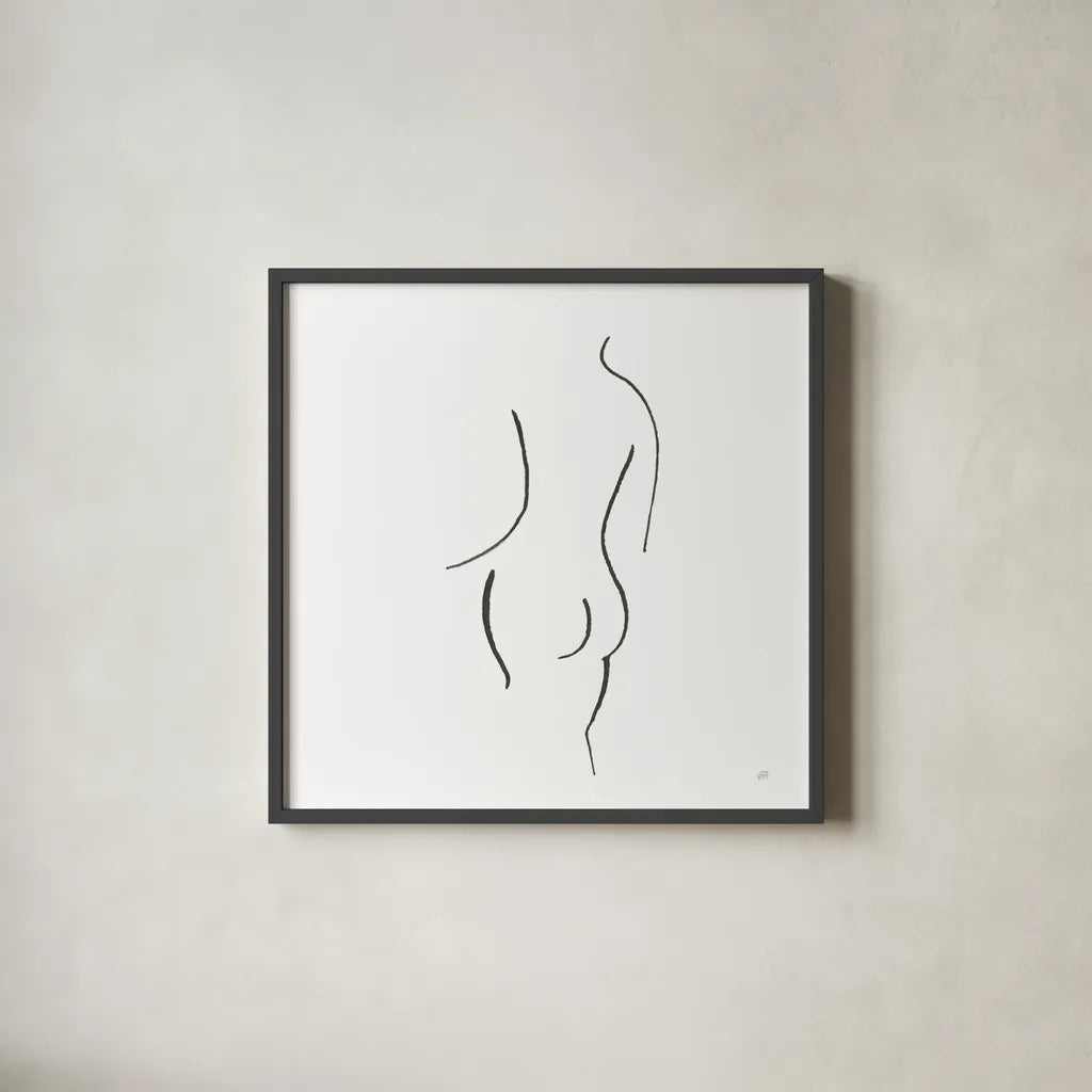 Cheeky II by Chris Paschke. Shown in a sleek black glass frame for a contemporary gallery look. Available as an archival giclee rolled canvas, fine art paper, or poster print. SKU 66874a.