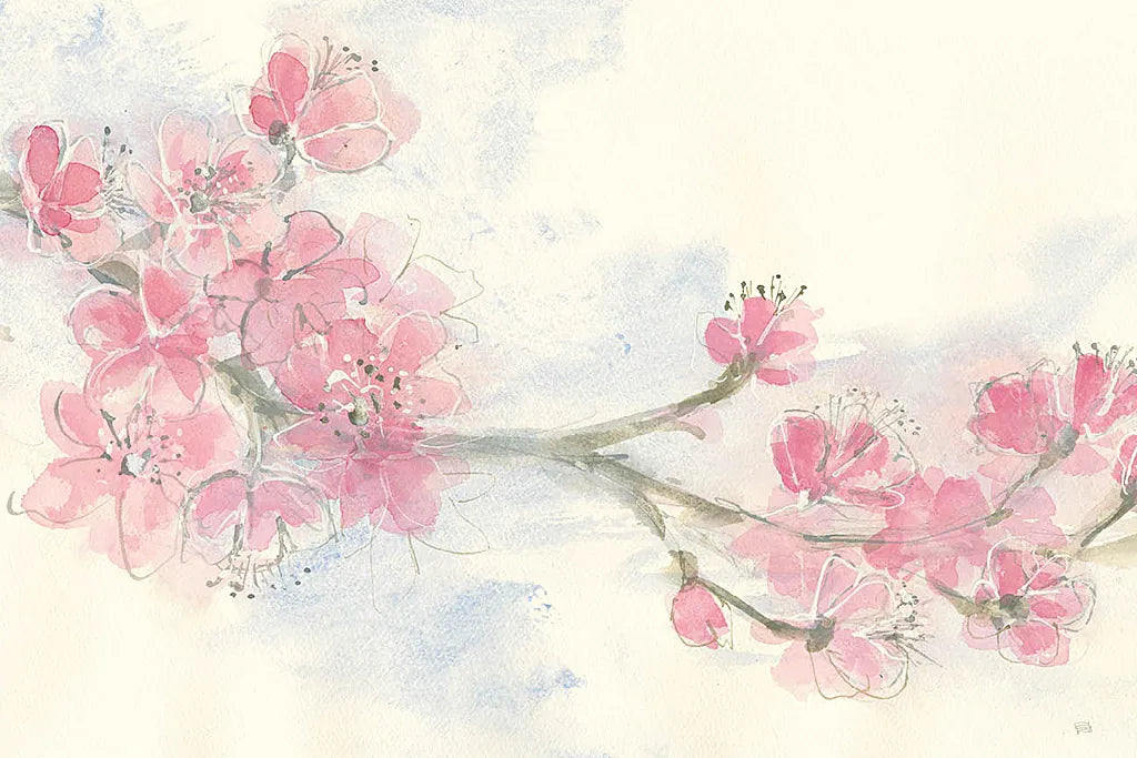 Cherry Blossoms II Crop by Chris Paschke. SKU 21886i. Archival Giclee Fine art print for wall decor.