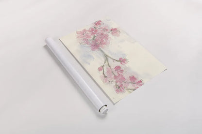 Cherry Blossoms II Crop by Chris Paschke. shown as a rolled paper print. Available as archival giclee rolled canvas, fine art paper, or poster print. SKU 21886i.