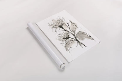 Chrysanthemum II by Chris Paschke. shown as a rolled paper print. Available as archival giclee rolled canvas, fine art paper, or poster print. SKU 74365h.