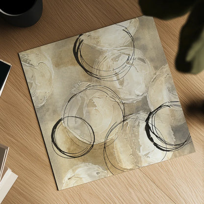 Circle in a Square I by Chris Paschke. Shown as a detailed flat fine art print, highlighting archival giclee quality. Available as an archival giclee rolled canvas, fine art paper, or poster print. SKU 16875a.