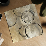Circle in a Square II by Chris Paschke. Shown as a detailed flat fine art print, highlighting archival giclee quality. Available as an archival giclee rolled canvas, fine art paper, or poster print. SKU 16876a.