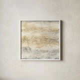 Circular Horizon I by Chris Paschke. Shown in a crisp white glass frame for a clean and minimalist style. Available as an archival giclee rolled canvas, fine art paper, or poster print. SKU 16873a.