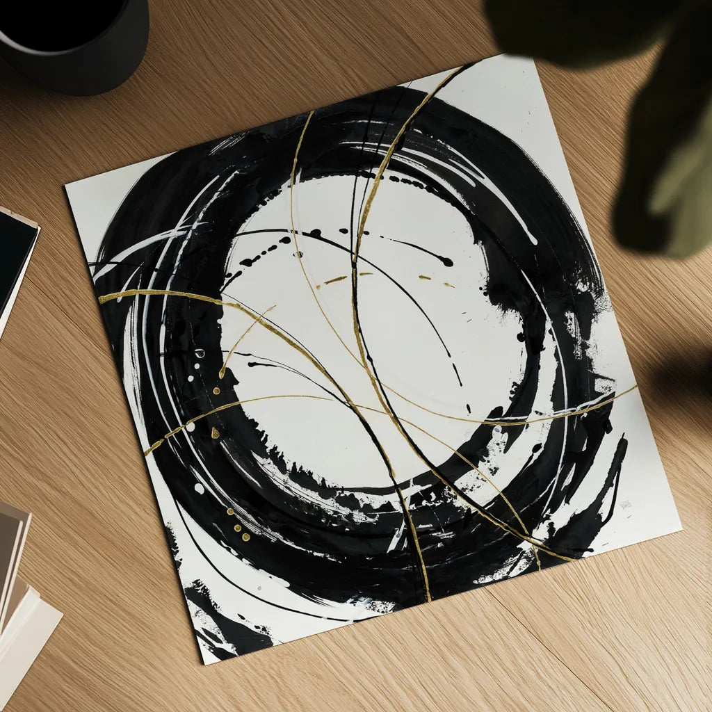 Circular Web by Chris Paschke. Shown as a detailed flat fine art print, highlighting archival giclee quality. Available as an archival giclee rolled canvas, fine art paper, or poster print. SKU 31727a.