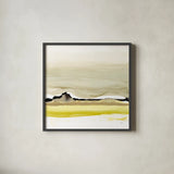 Citruscape I by Chris Paschke. Shown in a sleek black glass frame for a contemporary gallery look. Available as an archival giclee rolled canvas, fine art paper, or poster print. SKU 81892a.