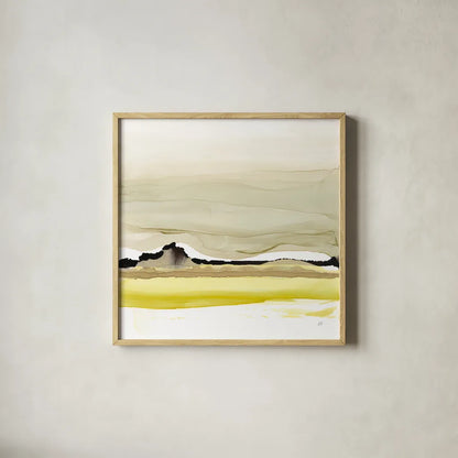 Citruscape I by Chris Paschke. Shown in a natural wood glass frame for a timeless modern aesthetic. Available as an archival giclee rolled canvas, fine art paper, or poster print. SKU 81892a.