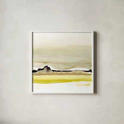 Citruscape I by Chris Paschke. Shown in a crisp white glass frame for a clean and minimalist style. Available as an archival giclee rolled canvas, fine art paper, or poster print. SKU 81892a.