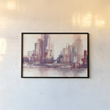 City Passion I by Chris Paschke. shown as a paper print in a black flame. Available as a archival giclee rolled canvas, fine art paper, or poster print. SKU 98211i.