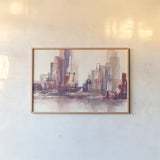 City Passion I by Chris Paschke. shown as a paper print in a natural frame. Available as a archival giclee rolled canvas, fine art paper, or poster print. SKU 98211i.