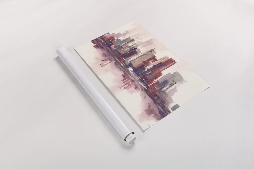 City Passion II by Chris Paschke. shown as a rolled paper print. Available as archival giclee rolled canvas, fine art paper, or poster print. SKU 98212i.