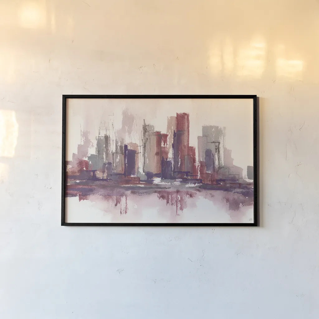 City Passion II by Chris Paschke. shown as a paper print in a black flame. Available as a archival giclee rolled canvas, fine art paper, or poster print. SKU 98212i.