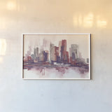 City Passion II by Chris Paschke. shown as a paper print in a white frame. Available as a archival giclee rolled canvas, fine art paper, or poster print. SKU 98212i.