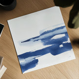 Classic Blue VI by Chris Paschke. Shown as a detailed flat fine art print, highlighting archival giclee quality. Available as an archival giclee rolled canvas, fine art paper, or poster print. SKU 67659a.