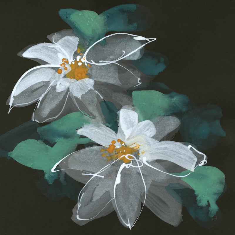 Clematis II by Chris Paschke. SKU 80810a. Archival Giclee Fine art print for wall decor.