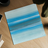 Coastal Abstraction III by Chris Paschke. Shown as a detailed flat fine art print, highlighting archival giclee quality. Available as an archival giclee rolled canvas, fine art paper, or poster print. SKU 65470a.