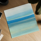 Coastal Abstraction IV by Chris Paschke. Shown as a detailed flat fine art print, highlighting archival giclee quality. Available as an archival giclee rolled canvas, fine art paper, or poster print. SKU 65471a.