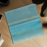Coastal Abstraction VI by Chris Paschke. Shown as a detailed flat fine art print, highlighting archival giclee quality. Available as an archival giclee rolled canvas, fine art paper, or poster print. SKU 65473a.