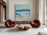 Coastal IV by Chris Paschke. Shown as extra-large giant wall art in a modern living room. Available as an archival giclee rolled canvas, fine art paper, or poster print. SKU 65463a.