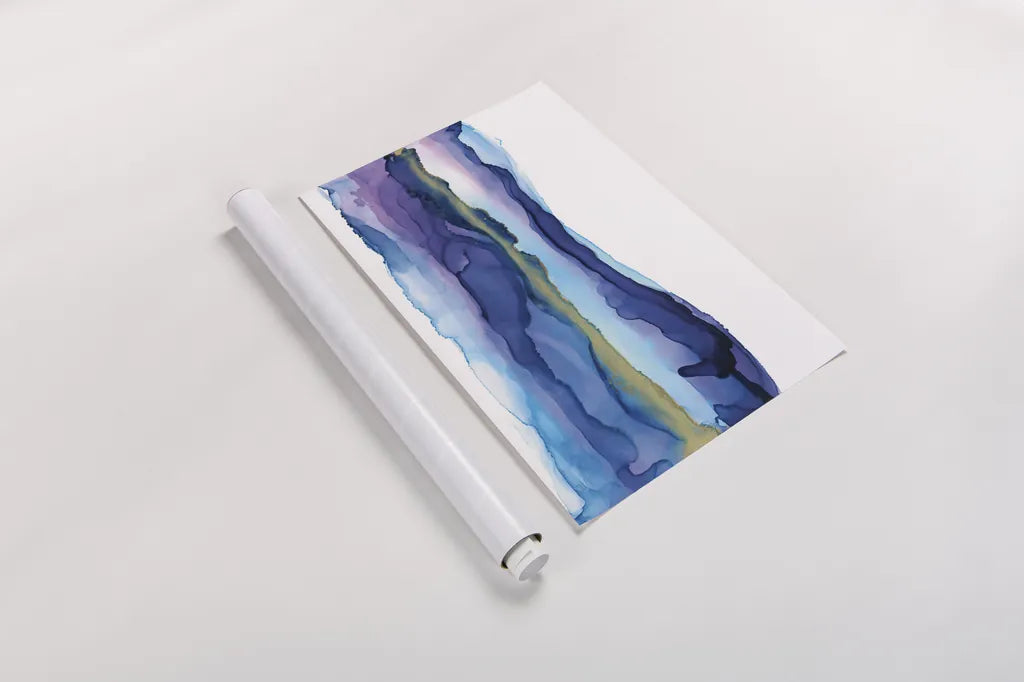 Coastal Ink I by Chris Paschke. shown as a rolled paper print. Available as archival giclee rolled canvas, fine art paper, or poster print. SKU 65436i.