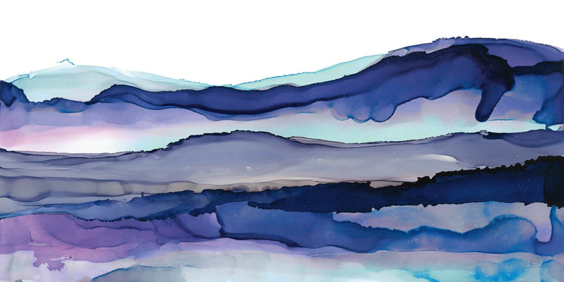 Coastal Ink I Blue Crop by Chris Paschke