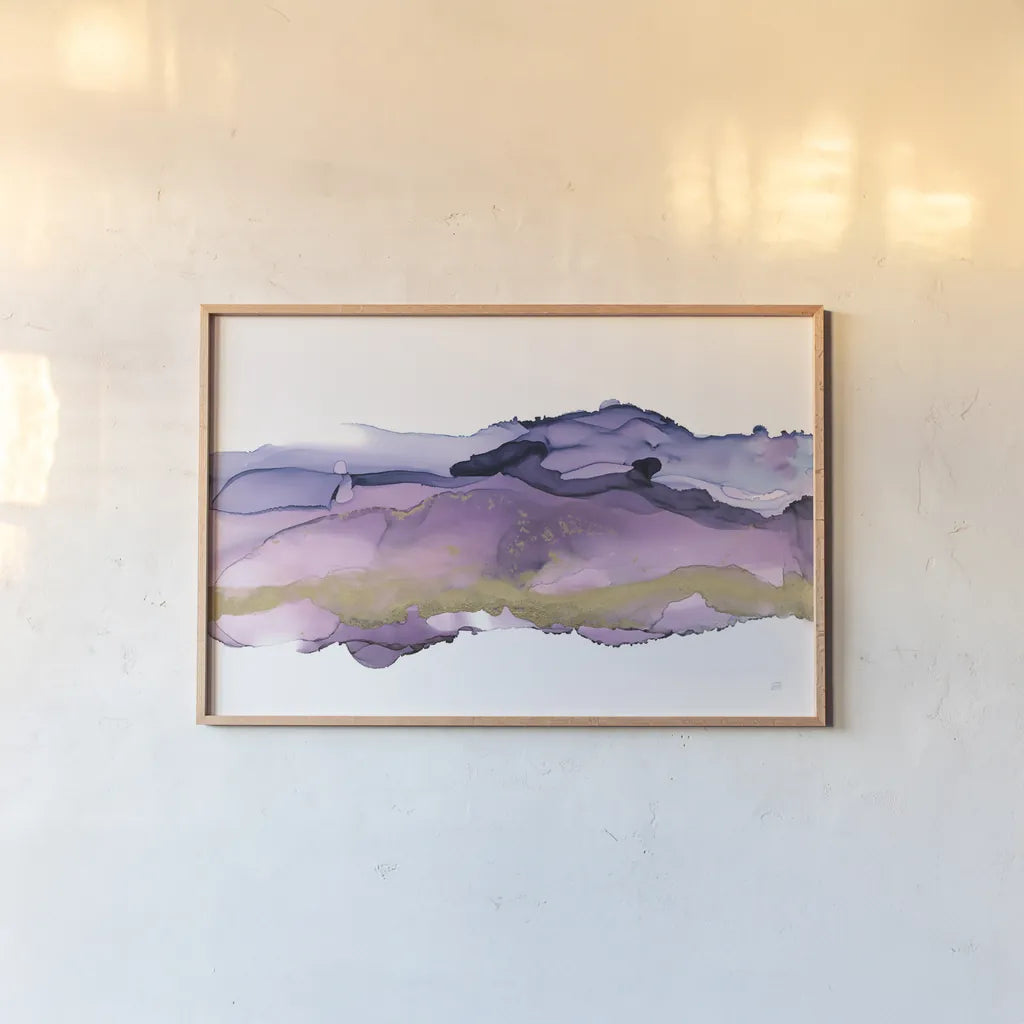 Coastal Ink III by Chris Paschke. shown as a paper print in a natural frame. Available as a archival giclee rolled canvas, fine art paper, or poster print. SKU 65438i.