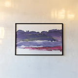 Coastal Ink IV by Chris Paschke. shown as a paper print in a black flame. Available as a archival giclee rolled canvas, fine art paper, or poster print. SKU 65439i.