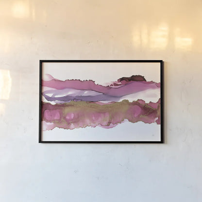 Coastal Ink V by Chris Paschke. shown as a paper print in a black flame. Available as a archival giclee rolled canvas, fine art paper, or poster print. SKU 65440i.