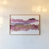 Coastal Ink V by Chris Paschke. shown as a paper print in a natural frame. Available as a archival giclee rolled canvas, fine art paper, or poster print. SKU 65440i.