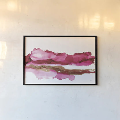 Coastal Ink VI by Chris Paschke. shown as a paper print in a black flame. Available as a archival giclee rolled canvas, fine art paper, or poster print. SKU 65441i.