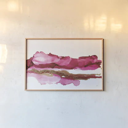 Coastal Ink VI by Chris Paschke. shown as a paper print in a natural frame. Available as a archival giclee rolled canvas, fine art paper, or poster print. SKU 65441i.