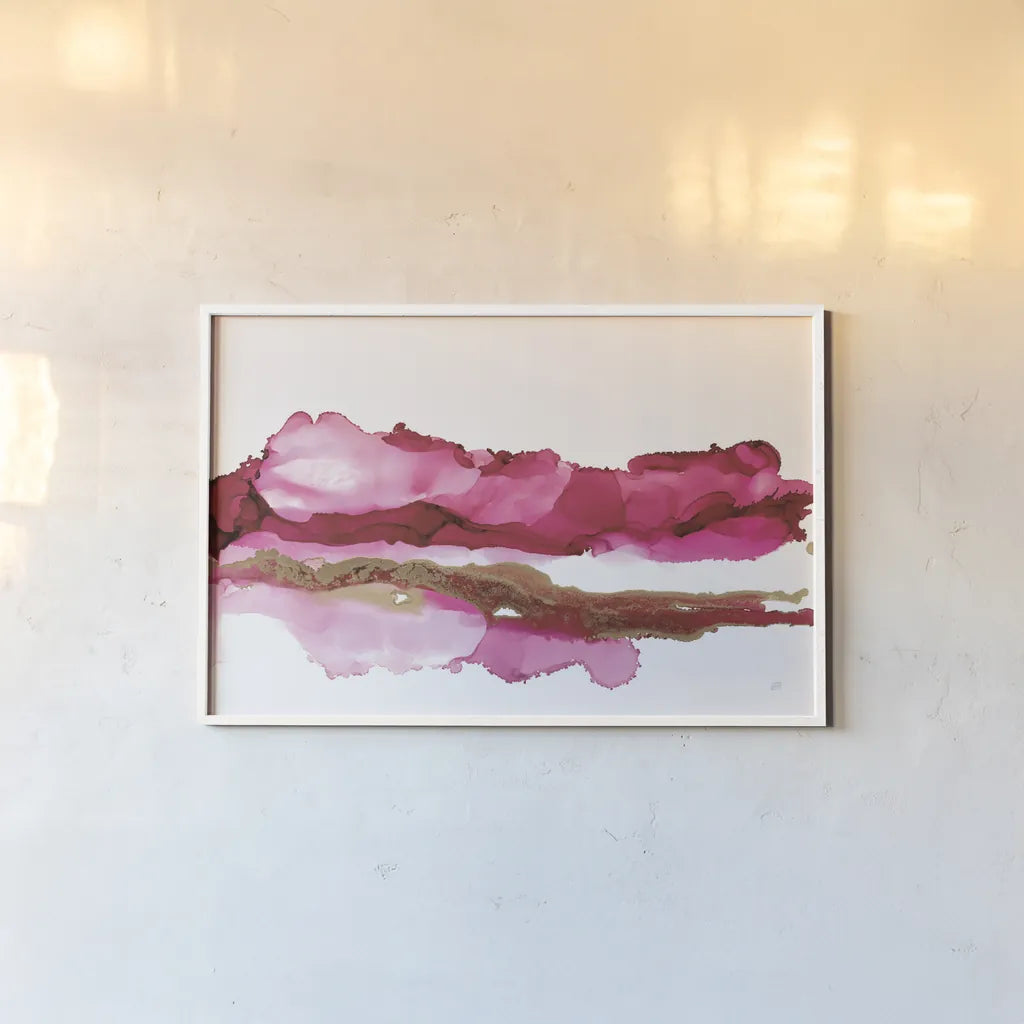 Coastal Ink VI by Chris Paschke. shown as a paper print in a white frame. Available as a archival giclee rolled canvas, fine art paper, or poster print. SKU 65441i.