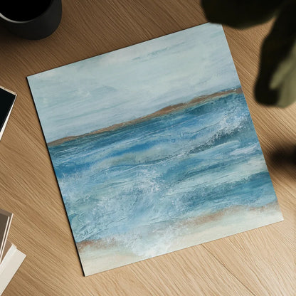 Coastal V by Chris Paschke. Shown as a detailed flat fine art print, highlighting archival giclee quality. Available as an archival giclee rolled canvas, fine art paper, or poster print. SKU 65771a.