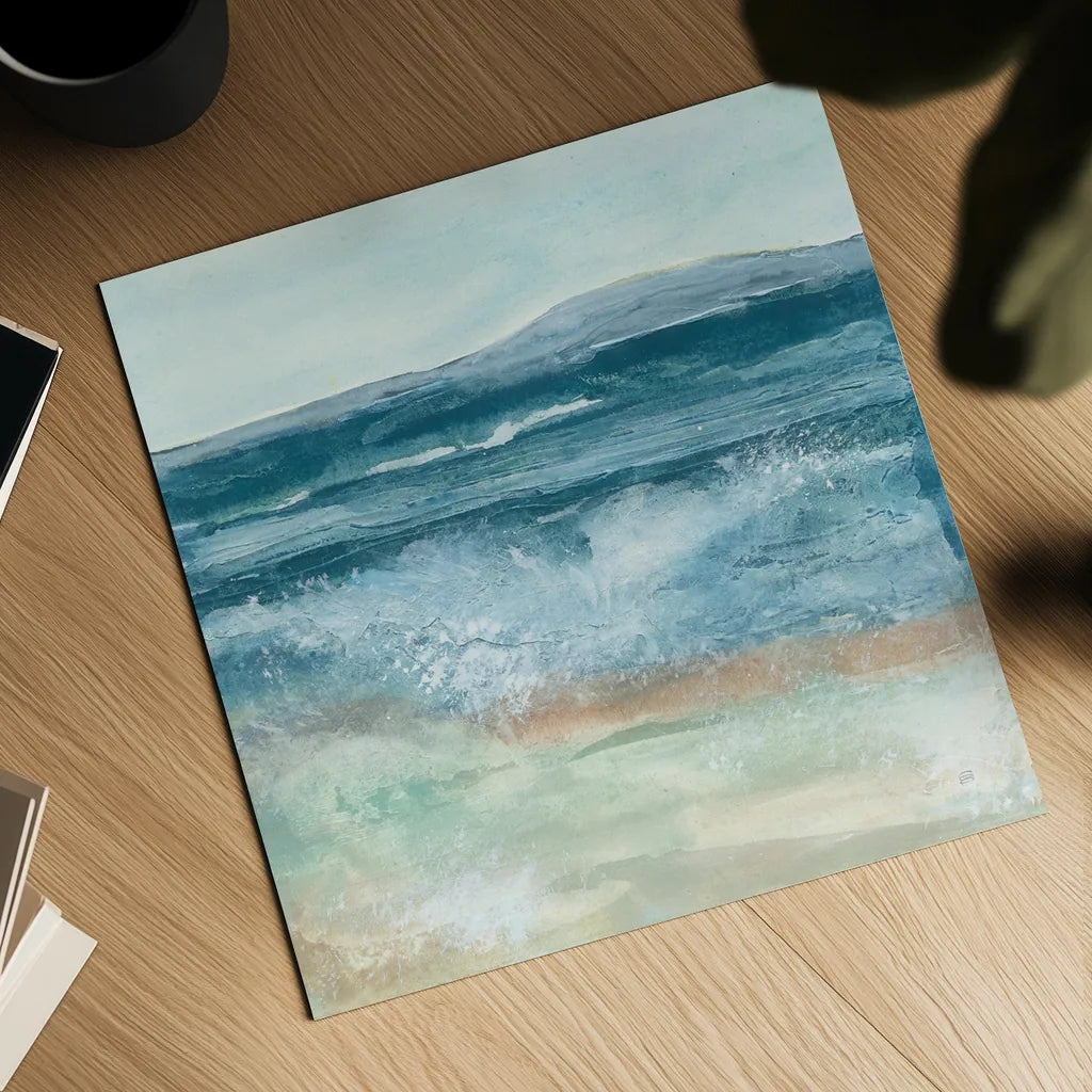 Coastal VI by Chris Paschke. Shown as a detailed flat fine art print, highlighting archival giclee quality. Available as an archival giclee rolled canvas, fine art paper, or poster print. SKU 65772a.