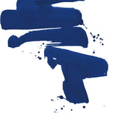 Cobalt Ink Drops IV by Chris Paschke. SKU 67371a. Archival Giclee Fine art print for wall decor.